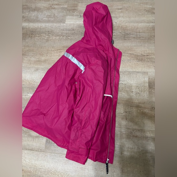 Charles River Pink and Gray Hooded Raincoat - Picture 8 of 8